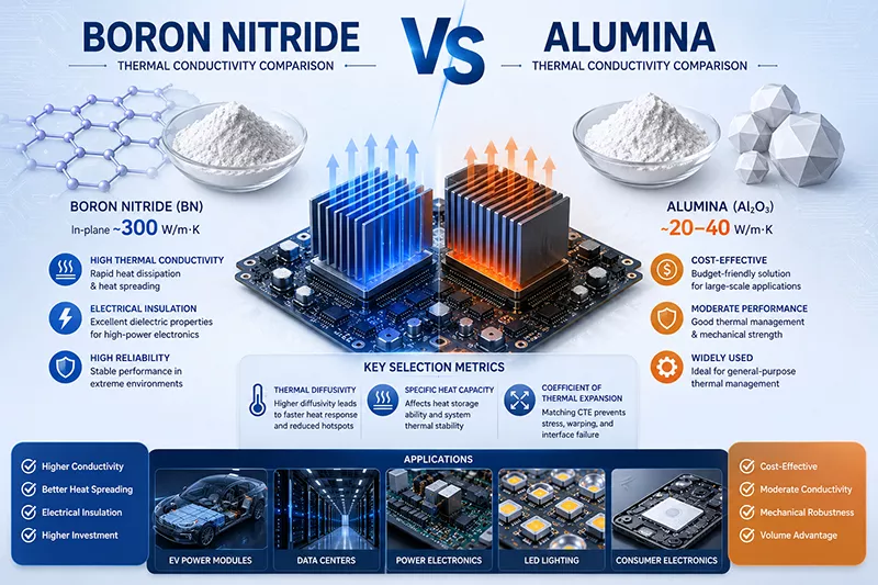 Boron Nitride vs alumina